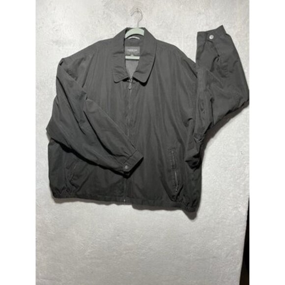 London Fog Collection Men's 5XL Black Sueded Golf Jacket - Picture 1 of 16